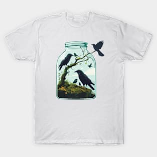 crow terrarium T-Shirt